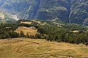Punto panoramico nei pressi del Passo delle Possette : verso la Val Divedro e Bugliaga